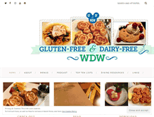 Tablet Screenshot of glutenfreedairyfreewdw.com